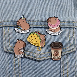 24 Phong Cách Hoạt Hình Dễ Thương Động Vật Pufferfish Men Pin Thực Phẩm Ngon Sandwich Trà Sữa Donut Men Trâm Lưu Niệm Huy Hiệu Kim Loại Phụ Kiện Quà Tặng Cho Bạn Bè