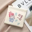 Túi đựng mỹ phẩm Mini ORDOBOX, Túi son môi họa tiết hoạt hình bằng da Pu mềm, Túi trang điểm đóng tự động di động