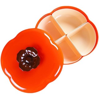 Hộp Mứt Quả Hồng Myd.23 Acrylic 4 Ngăn Tiện Lợi Trang Trí Bàn Tết Thêm Phần Tươi Tắn