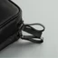 FAVORITEGOODS Túi trang điểm Mini màu đen, Túi lưu trữ Nylon thời trang dành cho nữ, Dây kéo Doule Túi đựng mỹ phẩm nhỏ du lịch hàng ngày