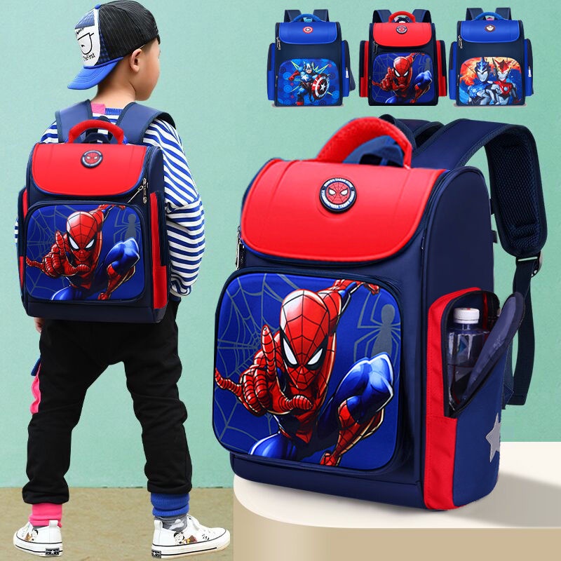 Hàng sẵn có Học sinh tiểu học Schoolbag Nam 1-3-5 Lớp Nữ Bé Trai 6-12 Tuổi Nhẹ Chống Thấm Nước Bé Trai Trẻ Em Ba Lô