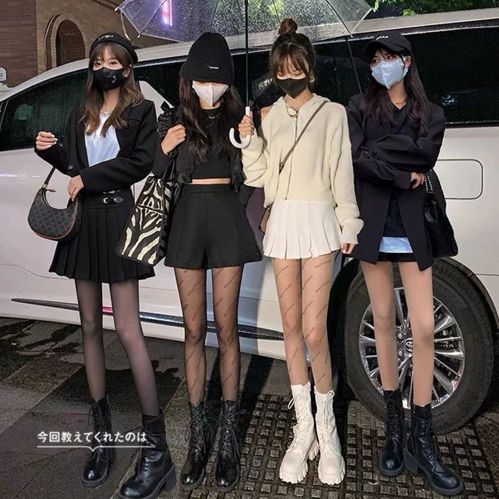 Quần Tất Lưới Đen Quần Tất Lụa Nylon Siêu Mỏng Màu Đen Bộ 50 Quần Tất Lưới Đen Siêu Co Giãn Thoáng Khí Cho Nữ