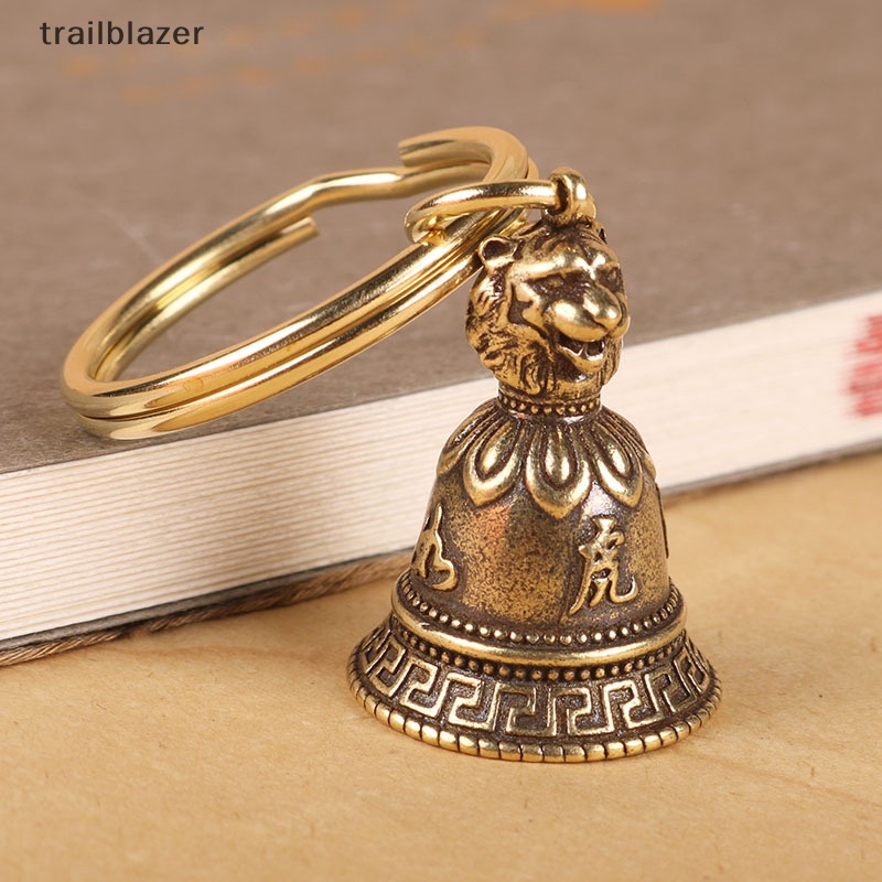 Móc Khóa Hình 12 Cung Hoàng Đạo Bằng Đồng Thau Phong Thủy Cổ Điển Mới