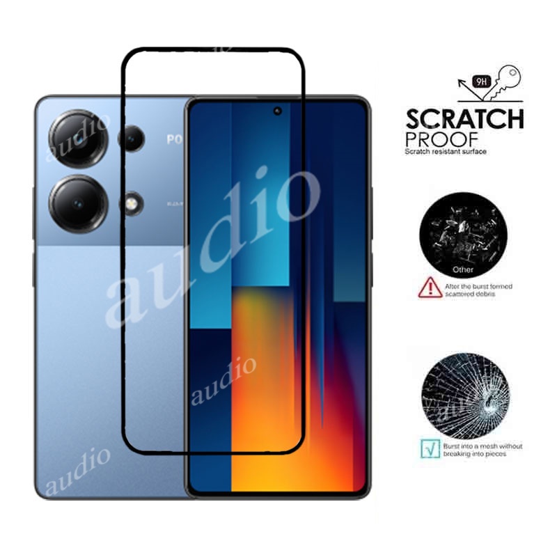 3 Kính Cường Lực Cho Poco m6 Pro M6Pro 4G 2024 Bảo Vệ Màn Hình Điện Thoại Vỏ Kính Bảo Vệ Phim Cho Poco m6 Pro 6M Pro PocoM6 Pro PocoM6Pro 4G 9H HD Chống Trầy Xước