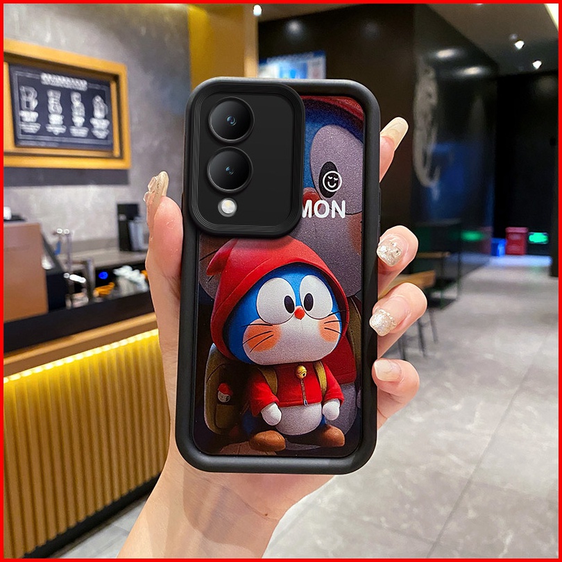 ốp lưng Vivo Y17s 4G Ốp Điện Thoại tpu Màu Đen Cá Tính Cho Vivo Y17S 4G TY
