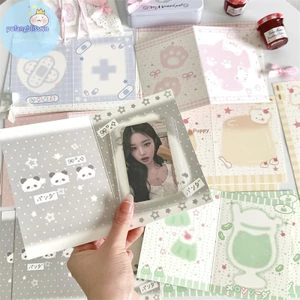 Pufangbliss 10 Cái / gói Phong Cách Hàn Quốc Thẻ Ảnh Kpop Mặt Sau Bao Bì Bộ Thẻ Bao Bì Bán Album Thần Tượng Ảnh Gói Quà Tặng Thẻ Tiếp Liệu VN