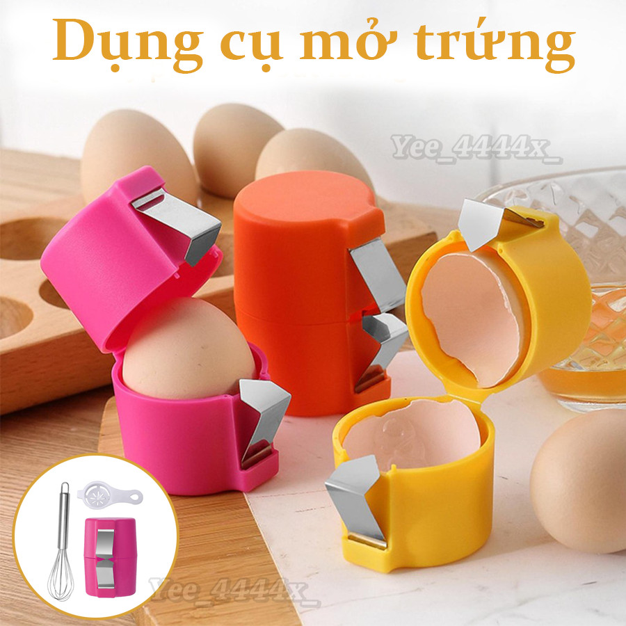 Dụng Cụ Nứt Trứng Cầm Tay Tách Vỏ Trứng Dụng Cụ Mở Trứng Chính Xác Dụng Cụ Cắt Trứng Cho Nhà Bếp Nướng Bánh greiwe2vn