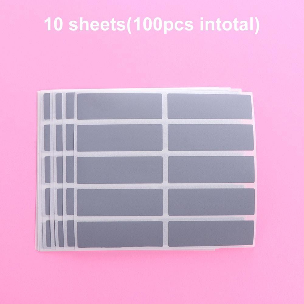 FUHUIOT 100 Miếng Dán Cạo Thẻ Trầy Xước, Dán Hình Chữ Nhật Dính Xước, Sáng Tạo Vui Nhộn Thẻ DIY Nói Câu Trả Lời Mật Khẩu