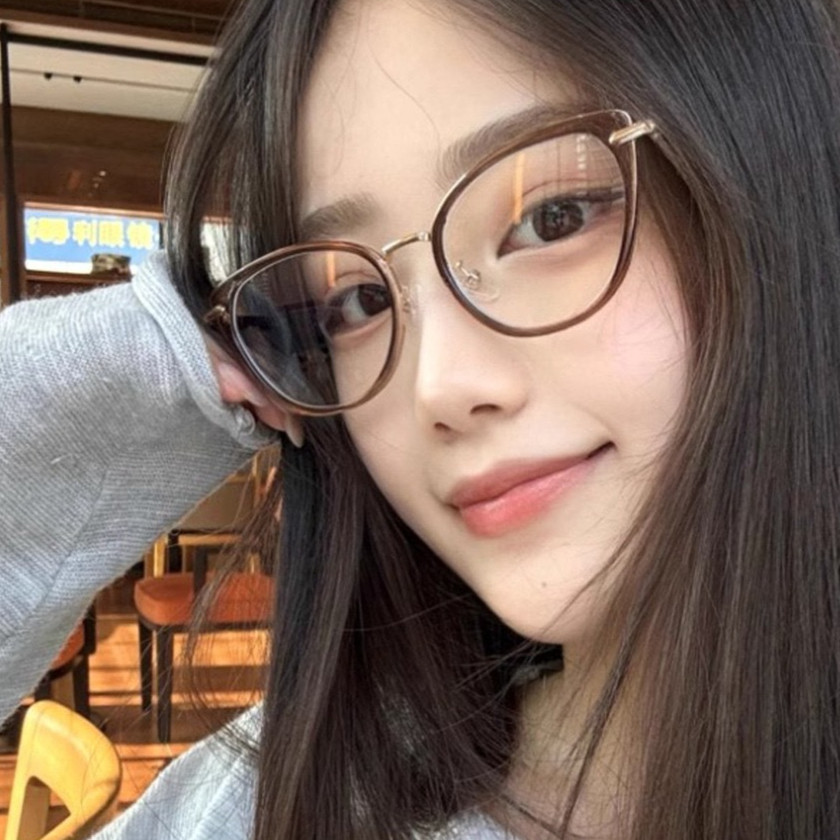 Chặn ánh sáng xanh Ống kính có thể thay thế Kính máy tính Khung kim loại nửa Unisex Chống bức xạ | BigBuy360 - bigbuy360.vn