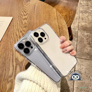 Ốp Điện Thoại Trong Suốt Cao Đơn Giản Cho OPPO A5 Pro A3 A3X A2 A1 Pro A3i A2M A2X A1s A1X A18 A15 A15s A16 A16s A16K A16E A17 A17K A1K 5G 4G Vỏ Mềm Trong Suốt Chống Sốc