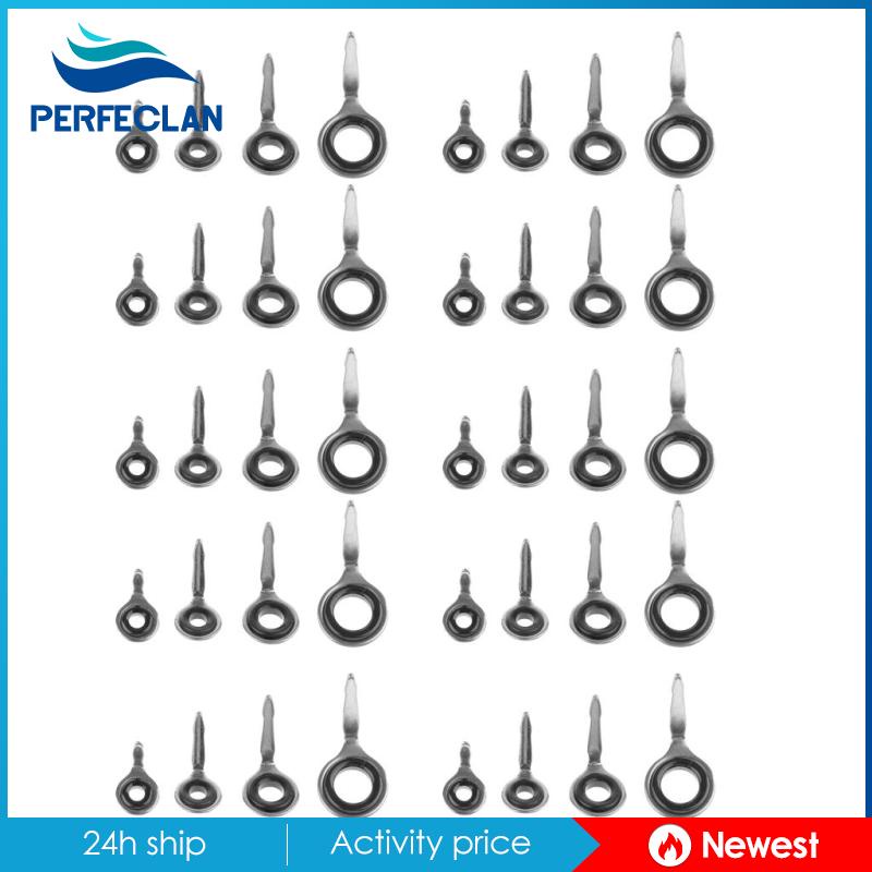 40 Chiếc Thép Không Gỉ & Bè Cần Câu Hướng Dẫn Thanh Sửa Chữa Dây Buộc Dây