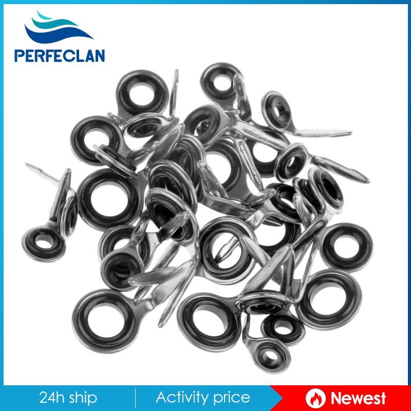 40 Chiếc Thép Không Gỉ & Bè Cần Câu Hướng Dẫn Thanh Sửa Chữa Dây Buộc Dây