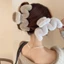 Kẹp Tóc DELMER, Vuốt Tóc Sang Trọng Hình Chữ M, Phụ Kiện Tóc Dễ Thương Phong Cách Hàn Quốc Kẹp Cá Mập Lớn Kẹp Bé Gái