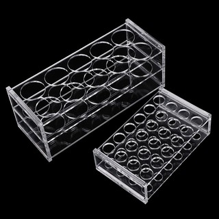 Giá Đỡ Ống Nghiệm 8 10 12 18 24 40 48 96 Lỗ Bằng Nhựa Trong Suốt