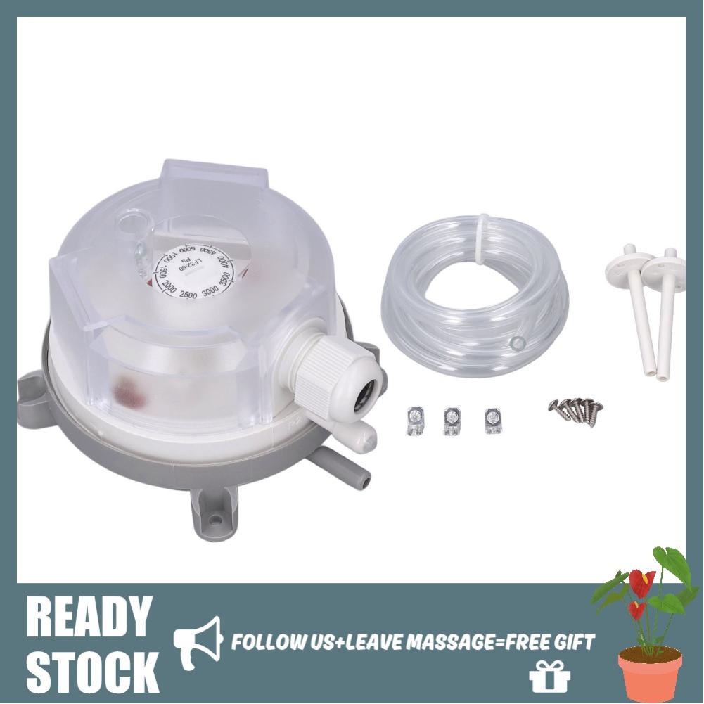 Dajrrhd Vent Pressure Switch Small Differential Adjustable Overheating Protection for Aerospace