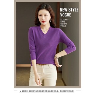Áo sweater Dệt Kim Cổ Chữ v Dáng Rộng Phong Cách Hàn Quốc Thời Trang Thu Đông 2023 Mới