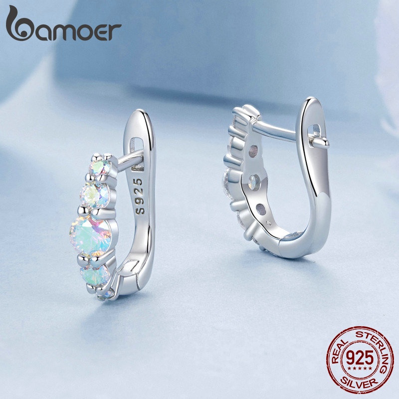 Móc Khóa Hình Cầu Vồng bamoer 925 S 925 Cho Nữ
