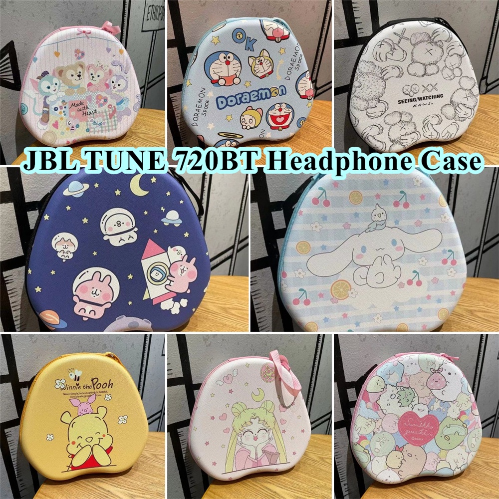 [Ngôi sao tương lai] Dành cho vỏ tai nghe JBL TUNE 720BT Phim hoạt hình hợp thời trang Tai nghe Earpads Túi lưu trữ Hộp đựng