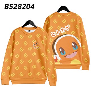 Áo Cosplay Pokémon Bulbasaur & Charmander - Thiết kế 3D, Phù hợp Nam Nữ