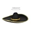 Mya Mexico Phong Cách Sombrero Mũ Nữ Halloween Lễ Hội Nón Có Cuộn Lên Vành Lễ Hội Mũ Mexico Cho Người Lớn