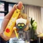 SQ3 hoạt hình dễ thương Trolls móc khóa Nhánh anh túc Kim cương nhỏ DJ Suki túi mặt dây chuyền vòng chìa khóa QS3
