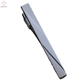 [pcwfkef] Kẹp Cà Vạt Bằng Kim Loại Màu Vàng / Bạc Kiểu Dáng Tinh Tế Thời Trang Dành Cho Nam Giới Mới