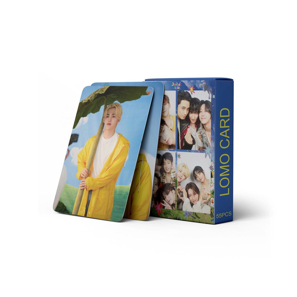 Hộp 55 Ảnh lomo card Nhóm Nhạc seventeen