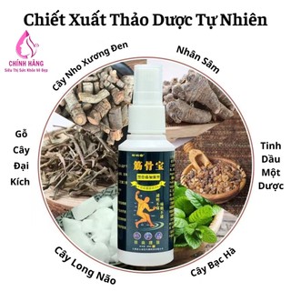 Xịt Thảo Dược Hết Đau Nhức Mỏi Tê Bì Xương Khớp Toàn Thân 60ML