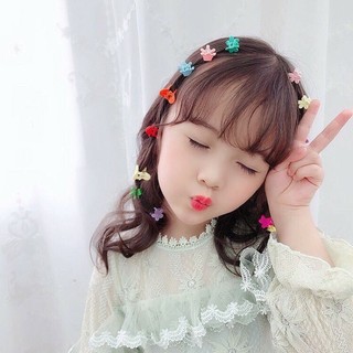 Túi 50 Kẹp Tóc Càng Cua Mini Nhiều Màu Cho Bé Gái