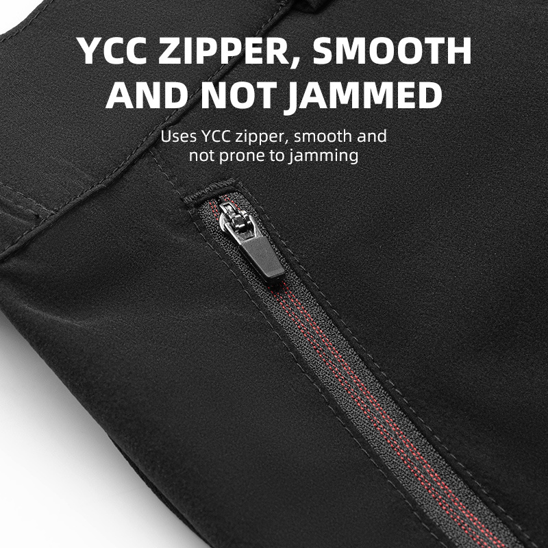 ROCKBROS Quần Có Thể Tháo Rời Quần Short Thể Thao Co Giãn Jogger Đi Bộ Đường Dài Quần Giải Trí Thoáng Khí Người Đàn Ông