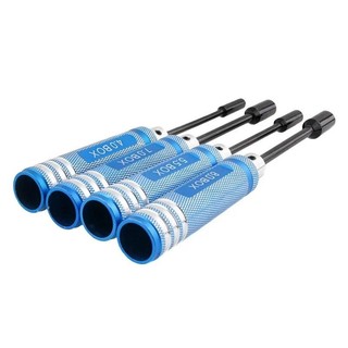 4 RC Kim Loại Lục Giác NUT Ổ Cắm Chìa Khóa Vít Driver Cờ Lê 4.0mm 5.5mm 7.0mm 8.0mm 80213 Bộ Dụng Cụ Buggy Truck Truggy Car- & * &