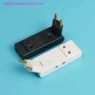 Toplanswatchstore 4 Trong 1 Ổ Cắm Tường Nối Dài Ổ Cắm Điện EU 180 Độ Cắm Adapter Du Lịch Aadapter Di Động Bộ Chuyển Đổi Nguồn VN