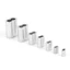 LAKAM 10-50 Cái Tay Uốn, Kẹp cố định Kẹp cáp hai lỗ, Phần cứng bền M1 đến M12 Dây nhôm Ferrules Dây thép