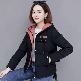 Áo Khoác Phao Đệm Dày Dáng Ngắn Thời Trang Thu Đông Hàn Quốc 2023 Cho Nữ