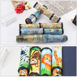 Kính vạn hoa xoay RISEDOT, Kính vạn hoa thay đổi bằng nhựa ma thuật bằng giấy, 21 / 30 / 27cm Đồ chơi thế giới màu lạ mắt có thể điều chỉnh có thể mở rộng