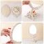 Gương hai mặt FAVORITEGOODS, Gương trang điểm độ phân giải cao hai mặt, Gương để bàn có thể điều chỉnh cổ điển 360 độ tại nhà