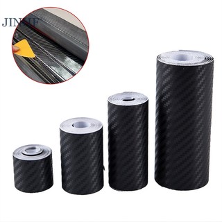 JINHF 3D Sợi Carbon Xe Dán Dán Bảo Vệ Cửa Bên Chống Băng Phim HOT