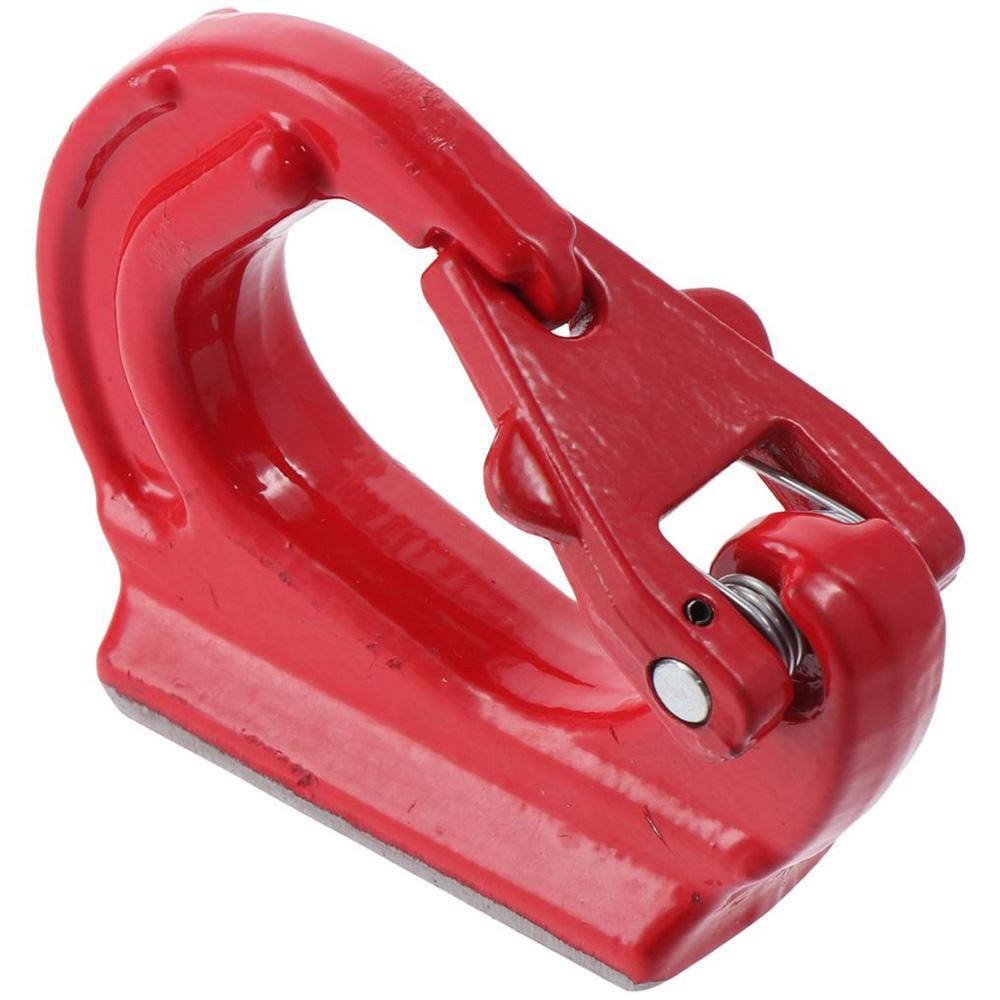 Móc neo hàn CHEESELY G80, Móc nâng hạng nặng bằng thép hợp kim công suất 4400lbs, phổ biến với chốt rèn Móc hàn màu đỏ 2T có lớp phủ Máy kéo cần cẩu