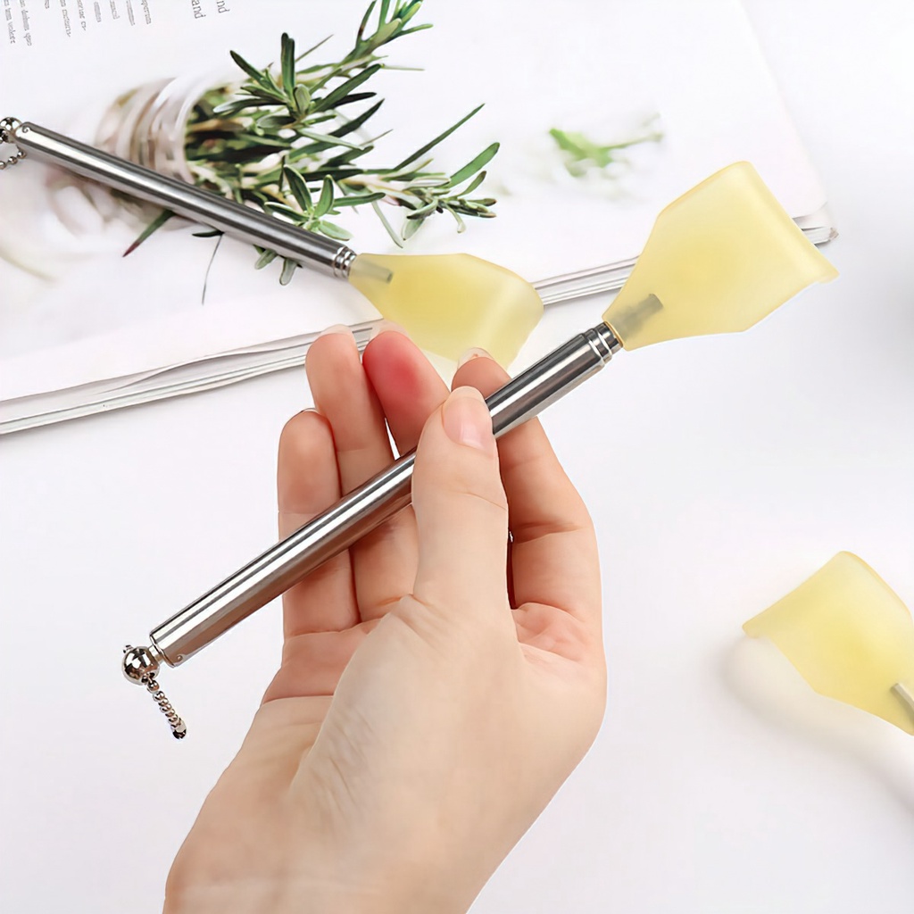 Gãy Lưng Inox Rút Gọn,Kéo Dài hình cây bút xinh xắn nhỏ gọn
