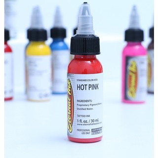 -(MẪU MỚI) Mực tập Eternal 30ml mẫu mới nhất chuyên dụng cho luyện tập xăm body và phun xăm thẩm mĩ