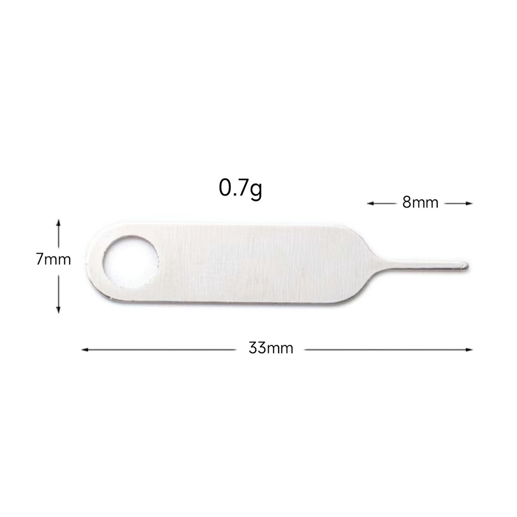 SET 1/10 Chọc sim điện thoại, que chọt sim giá sỉ dùng cho iphone samsung, oppo, xiaomi để sau ốp lưng