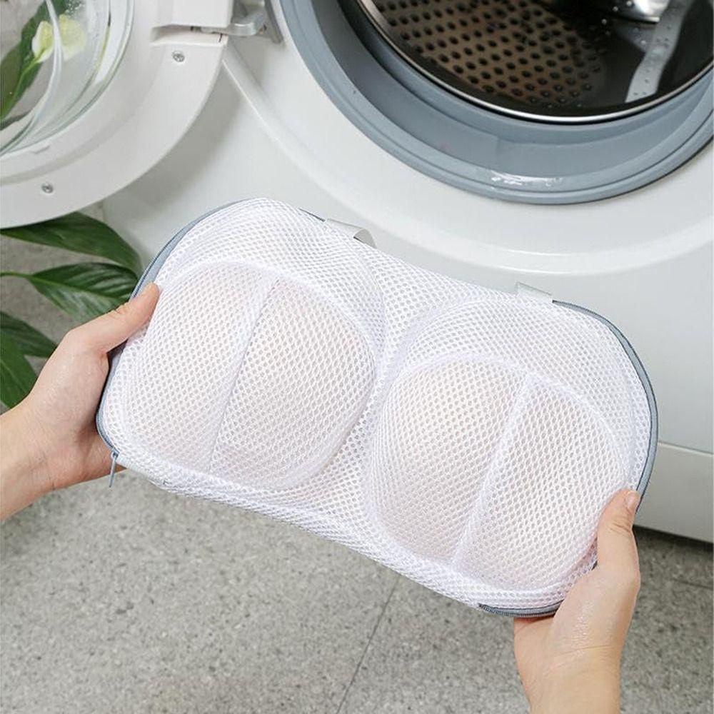 [Vận chuyển nhanh] Túi giặt áo ngực SIMPLEAID, Túi lưới áo ngực thoáng khí chống viền, di động chống biến dạng có tay cầm Bảo vệ vệ vệ sinh đồ lót Du lịch