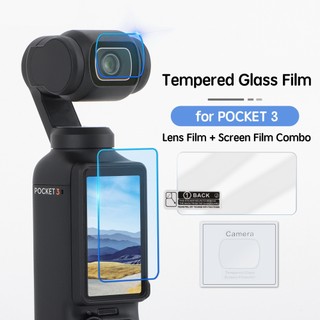 Dành cho DJI OSMO POCKET 4 / 3 phim cường lực phụ kiện bảo vệ màn hình ống kính độ phân giải cao chống cháy nổ túi phim 4 phụ kiện máy ảnh thể thao cầm tay