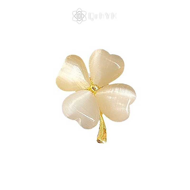 Ghim Cài Áo Hình Nơ Hoa Bằng Kim Loại Chống Chói Thời Trang Cho Nữ Mới