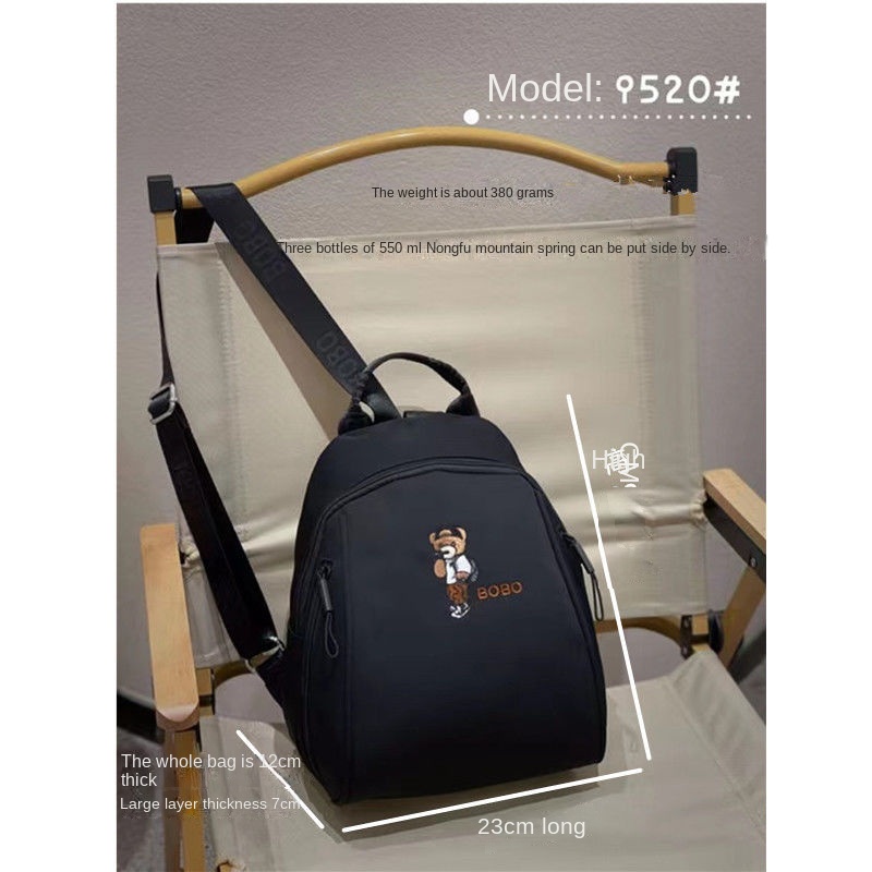 Túi nữ ba lô thời trang nhẹ, dung tích lớn, vải Oxford/Nylon, phong cách Hàn Quốc, chống nước, phù hợp học sinh, du lịch, màu sắc tươi sáng, hoạt hình