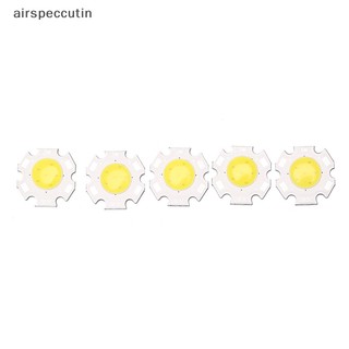 Airspeccutin Bộ 5 Chip Đèn led cob 3w dc9-10 Chất Lượng Cao