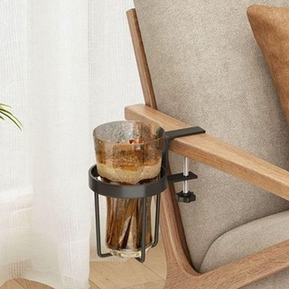 Giá đỡ cốc để bàn SAVORBOX, Giá đựng cốc kim loại không đục lỗ, Bàn đa chức năng di động chống tràn Giá để đồ cố định để bàn