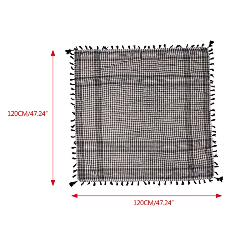 DASBSUG Hồi giáo Ả Rập Keffiyeh Shemagh Khăn trùm đầu Ả Rập Dubai Jacquard Khăn choàng cổ