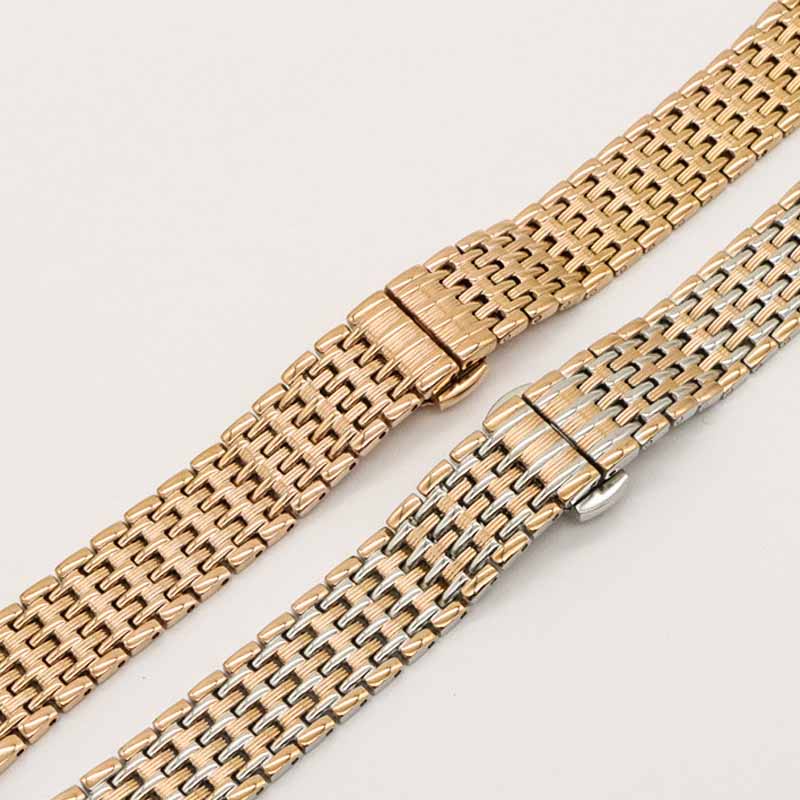 TISSOT Dây Đeo Đồng Hồ Bằng Thép Không Gỉ Trơn 12-22mm Có Khóa Bướm Cho longines dw