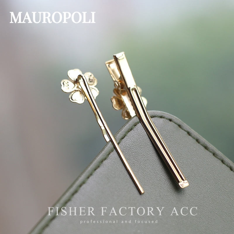 Mauropoli [Hàng Có Sẵn] Kẹp Tóc Đính Hoa Ngọc Trai Phong Cách mori Cổ Tích Phẳng Nhẹ Nhàng Dễ Phối Đồ